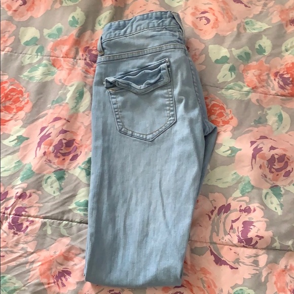 🎉Roxy Legend Light Blue Straight Leg Jeans - Picture 6 of 8